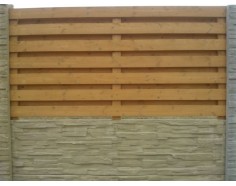 Dřevěná výplň 2x1m "Cik cak" vodorovná